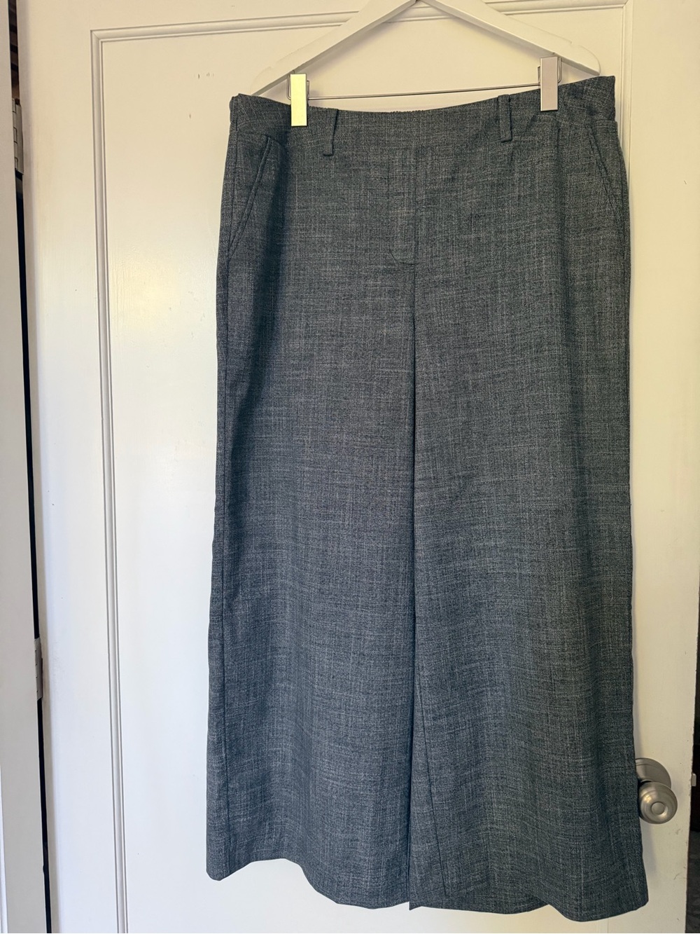 Lane Bryant | High-Rise Perfect Drape Wide Leg Pants Gray Size 18